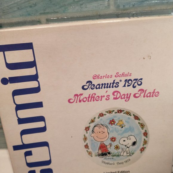 Vintage Peanuts Schulz 1976 Mother's Day Collector Plate - Picture 5 of 8
